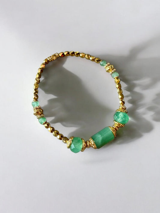 Bracelet Olympe en Aventurine