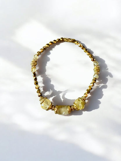 Bracelet Olympe Citrine