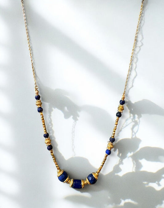 Collier Olympe en Lapis lazuli