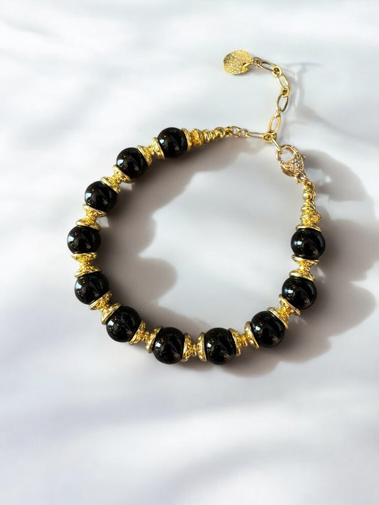 Bracelet Lioréa en Onyx noir