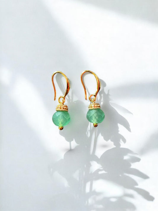 Boucles d'oreilles Olympe en Aventurine