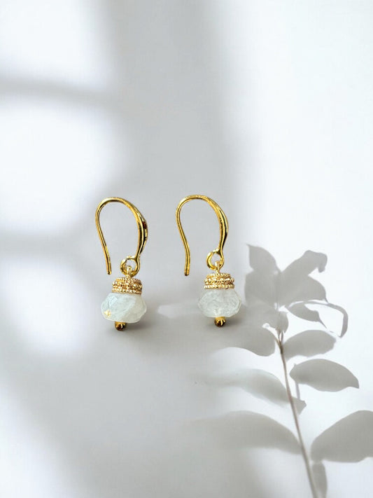 Boucles d'oreilles Olympe en Pierre de lune