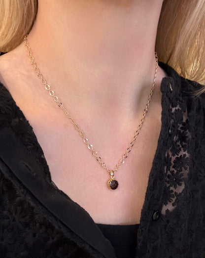 Pendentif Margot en Grenat