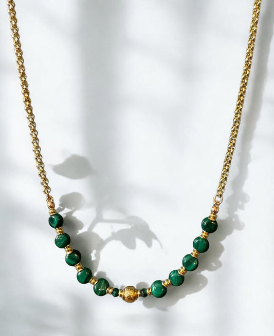 Collier Cyrus en Malachite