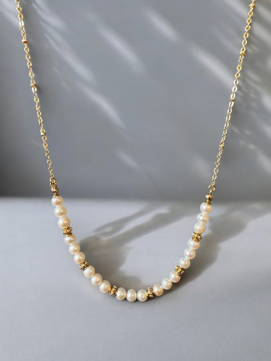 Collier Flora en Perles de culture d'eau douce