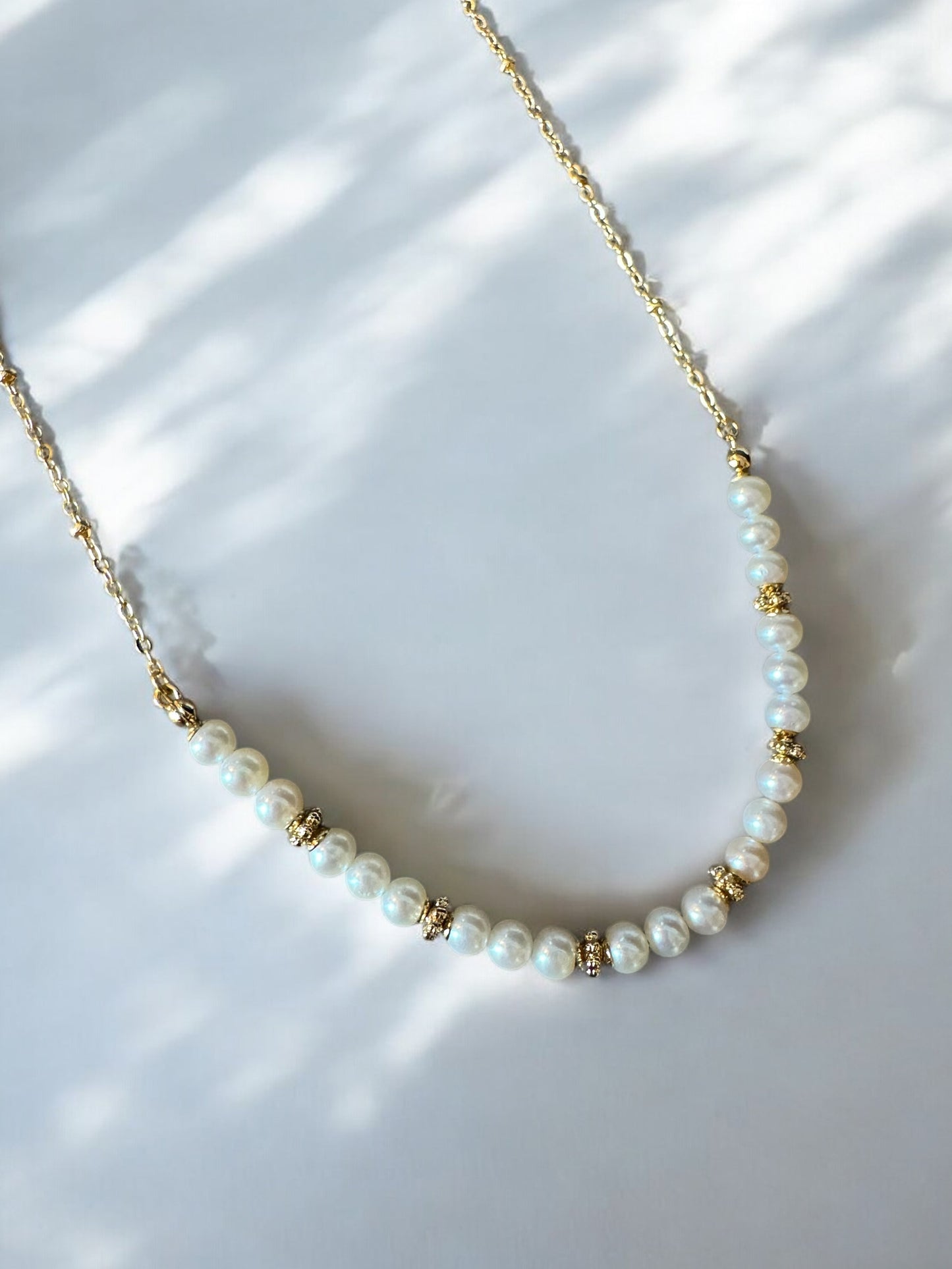 Collier Flora en Perles de culture d'eau douce