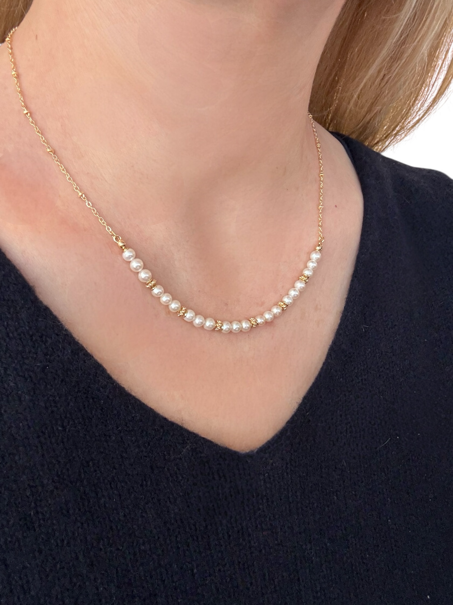 Collier Flora en Perles de culture d'eau douce