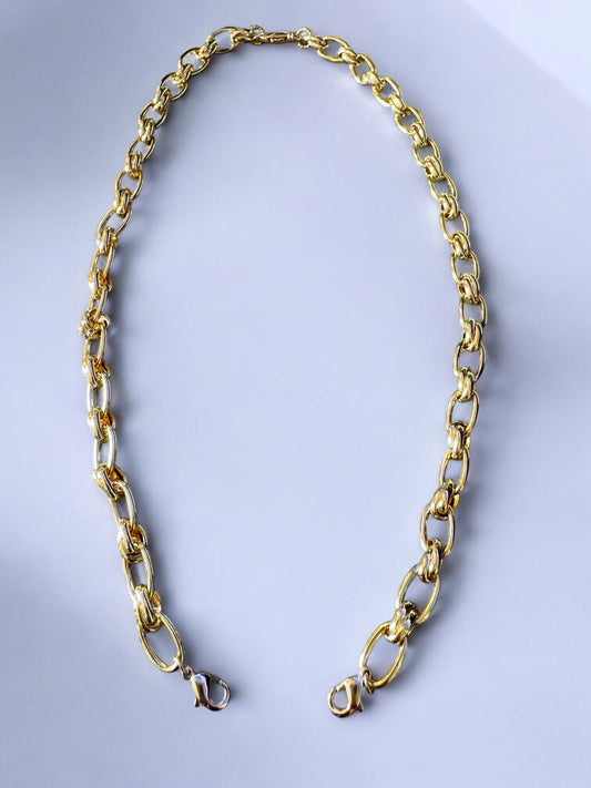 Chaine Métamorphose maillons ovales lisses alternés