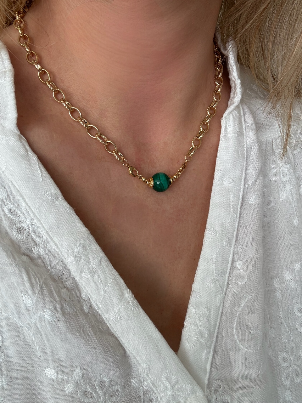 Pierre Métamorphose en Malachite