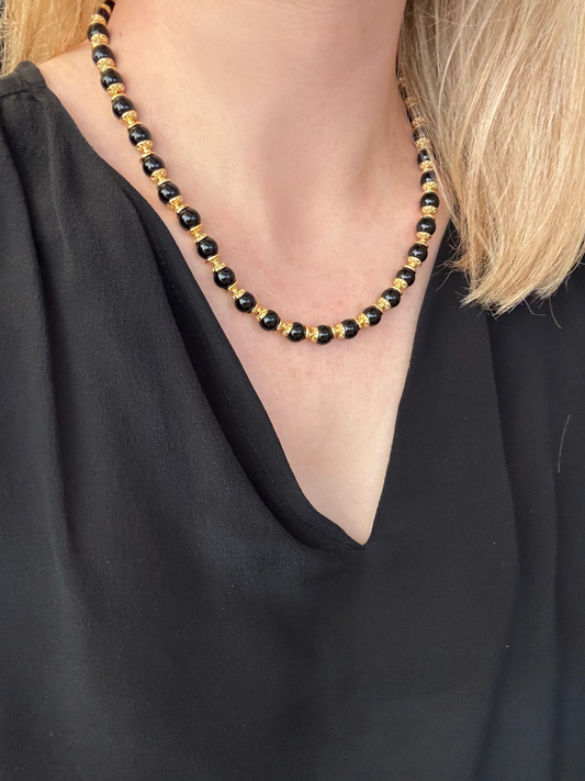 Collier Lioréa en Onyx noir