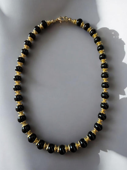 Choker Lioréa en Onyx noir