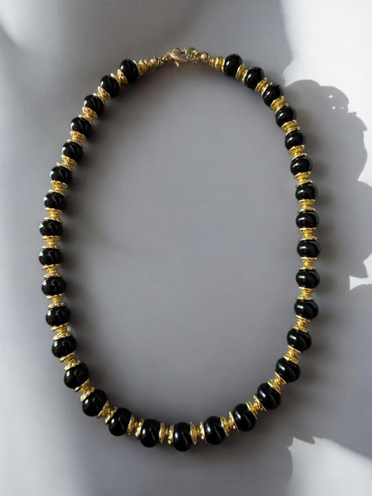 Choker Lioréa en Onyx noir