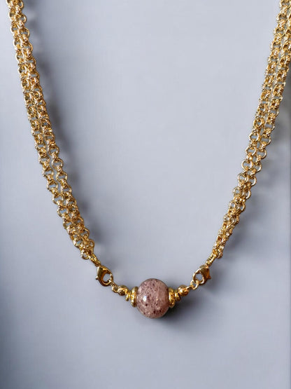 Pierre Métamorphose en Quartz fraise