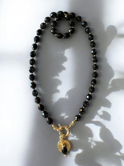 Collier Athena en Obsidienne